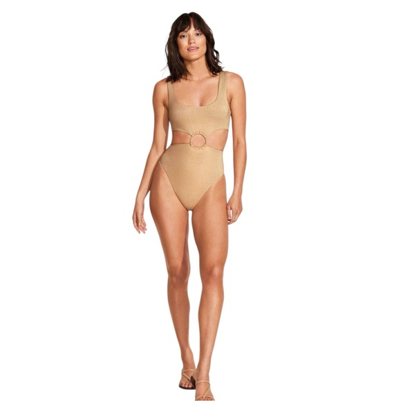 Vitamins A The Icon One‎ Piece - Golden Glow Metallic Size M - Picture 13 of 16